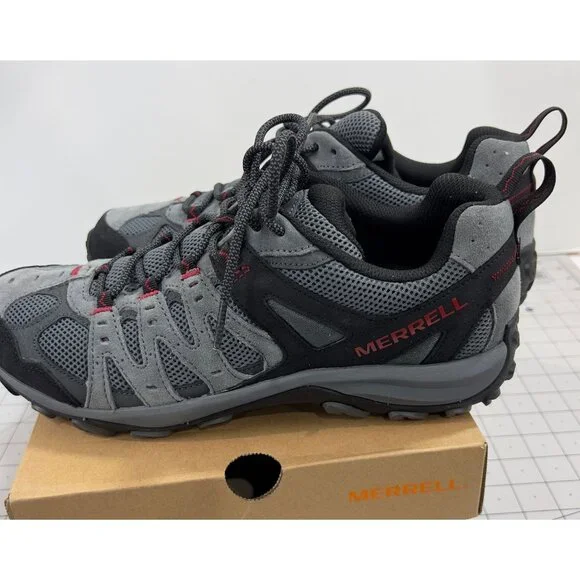 Merrell Accentor 3 Hiking Shoes Leather/Synthetic Men's Sz. 9.5 New Rock/Gray - Picture 5 of 10